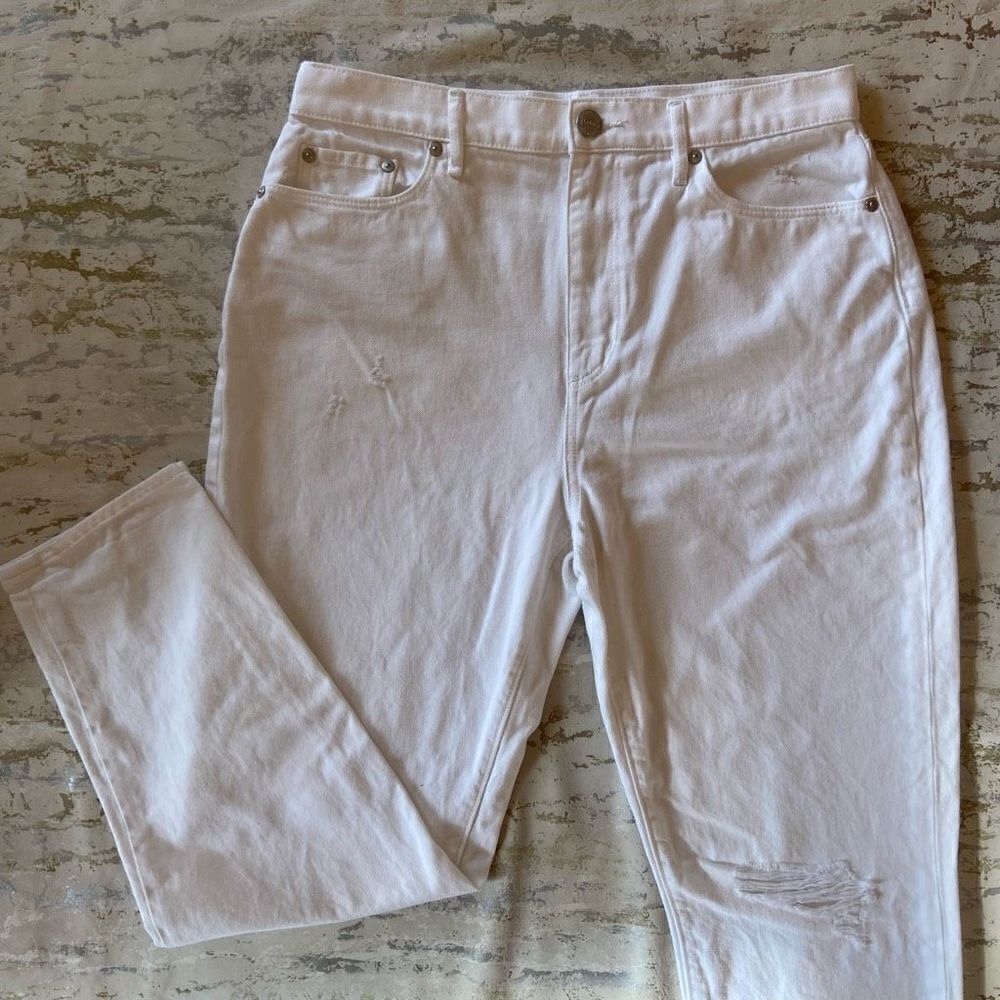 White Distressed Women's Jeans